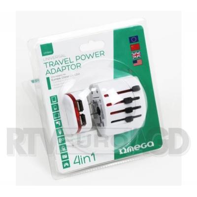 Omega Power Travel Adaptor 4w1 USB 42010