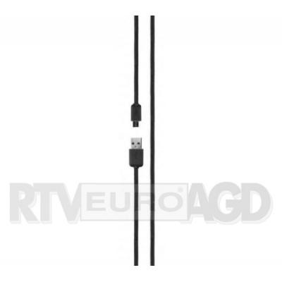 Xqisit Cotton Cable microUSB-USB A (czarny)
