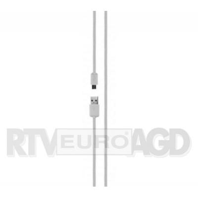 Xqisit Cotton Cable microUSB-USB A (biały)
