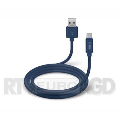 SBS TECABLPOLOTYPECB Kabel USB typ C silikon POLO 1m (niebieski)