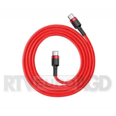 Baseus Kabel USB-C PD Cafule PD 2.0 QC 3.0 60W 2m (czerwony)
