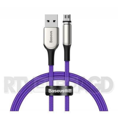 Baseus Kabel magnetyczny micro USB Zinc 2A 1m (fioletowy)