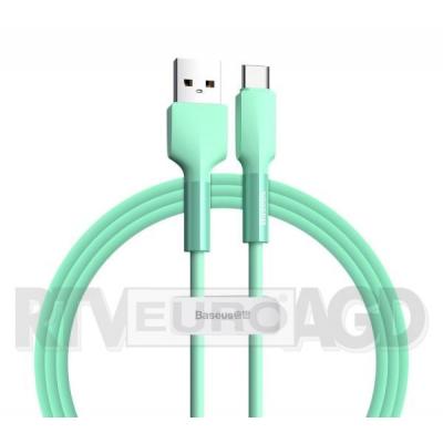 Baseus Kabel USB-C Silica Gel, 3A, 1m (zielony)