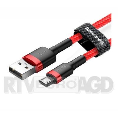 Baseus Kabel Micro USB Cafule 2.4A 1m (czerwony)