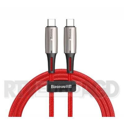 Baseus Kabel USB-C PD Water Drop Power Delivery 2.0 60W 1m (czerwony)