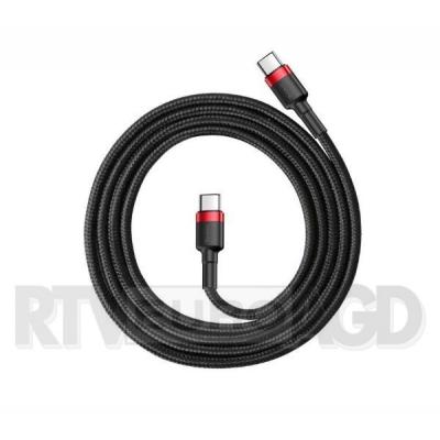 Baseus Kabel USB-C PD Cafule PD 2.0 QC 3.0 60W 2m (czarno-czerwony)
