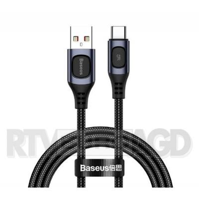 Baseus Kabel szybkiego ładowania USB-C Flash, QC 3.0, Huawei SCP, Samsung AFC, 5A, 2m (szary)