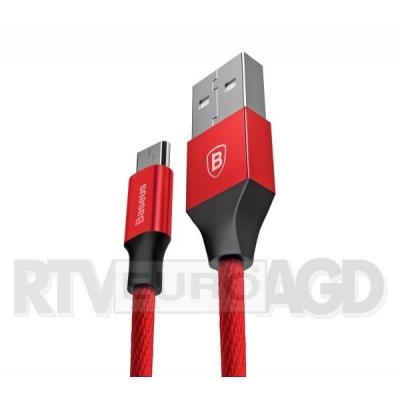 Baseus Halo Micro USB CAMYW-B09 (czerwony) 1.5m 2.4A