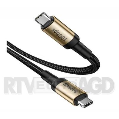 Baseus Kabel USB-C 3.1 Cafule PD 10Gbps 100W 4K 1m (czarno-złoty)