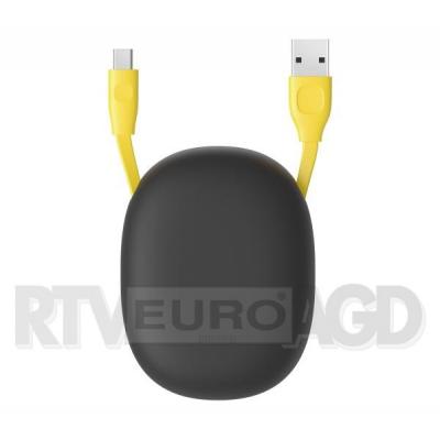 Baseus Zwijany kabel USB-C Let's go Little Reunion, 2A, 1m (żółto-szary)