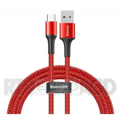 Baseus Halo Micro USB (czerwony) 0,5m 3A