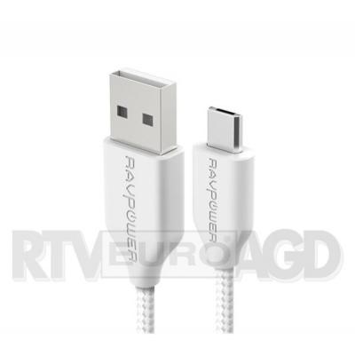 RAVPower microUSB - USB RP-CB016 0,9m (biały)