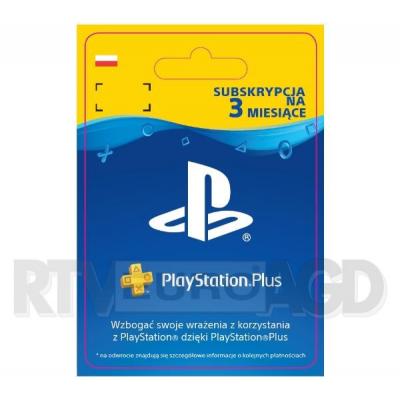 Sony Subskrypcja PlayStation Plus 3 m-ce [kod aktywacyjny]