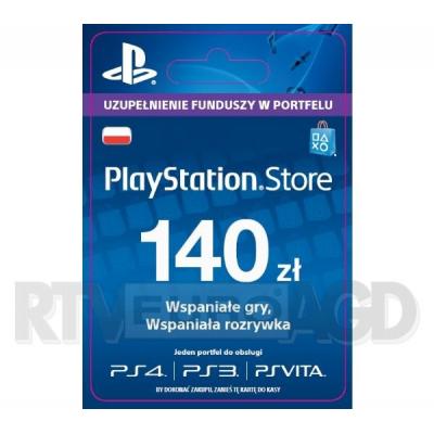 Sony PlayStation Network 140 zł [kod aktywacyjny]