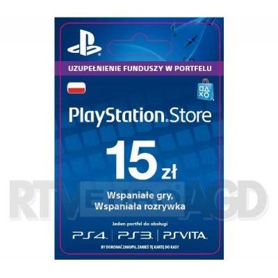Sony PlayStation Network 15 zł [kod aktywacyjny]