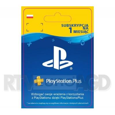 Sony Subskrypcja PlayStation Plus 1 m-ce [kod aktywacyjny]