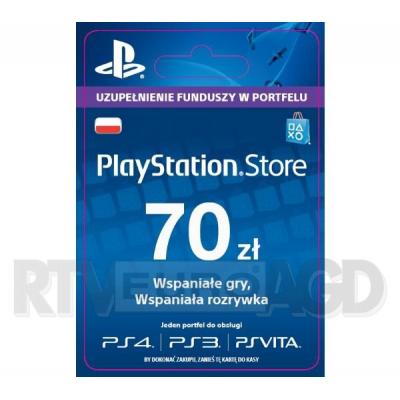Sony PlayStation Network 70 zł [kod aktywacyjny]