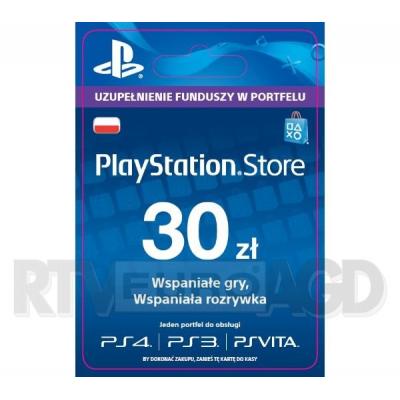 Sony PlayStation Network 30 zł [kod aktywacyjny]