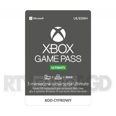 Subskrypcja Xbox Game Pass Ultimate (3 m-ce)