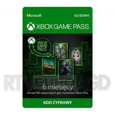 Subskrypcja Xbox Game Pass (6 m-ce) [kod aktywacyjny]