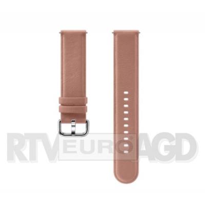 Samsung Pasek Leather dla Galaxy Watch Active/Active2 20mm (różowy)
