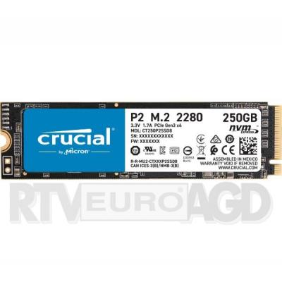 Crucial P2 250GB M.2 PCIe NVMe