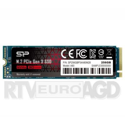 Silicon Power P34A80 256GB PCIe Gen3x4