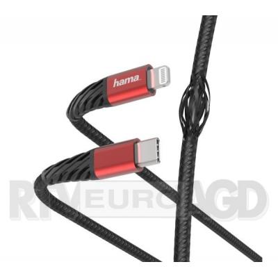 Hama Extreme USB-C - Lightning 1.5m (czarno-czerwony)
