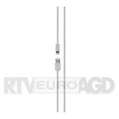 Xqisit Cotton Cable Lightning-USB A (biały)