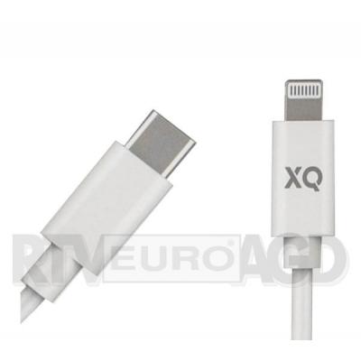 Xqisit kabel Lightning - USB-C 1,5m (biały)