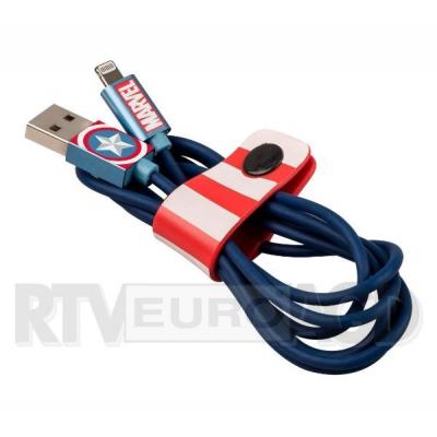 Tribe CLR21601 Marvel kabel lightning Mfi 120 cm Captain America