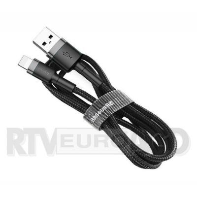 Baseus Lightning USB Cafule 2,4A 1m (szaro-czarny)