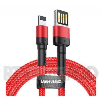 Baseus Lightning USB (dwustronny) Cafule 2,4A 1m (czerwony)