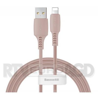 Baseus Lightning USB Colourful 1.2m 2.4A (różowy)