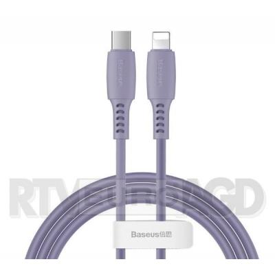 Baseus Kabel USB-C do Lightning Colourful, PD, 18W, 1.2m (fioletowy)