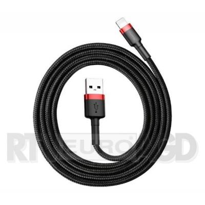 Baseus Lightning USB Cafule 2A 3m (czarno-czerwony)