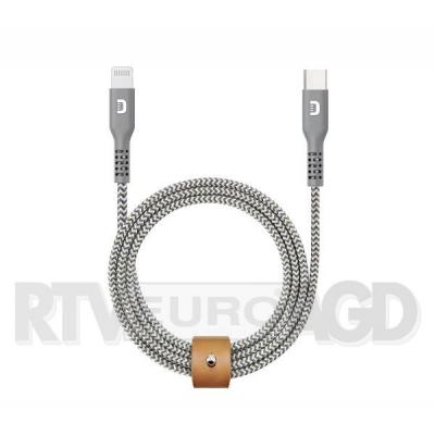 Zendure pleciony nylonowy kabel USB-C 1m (szary)