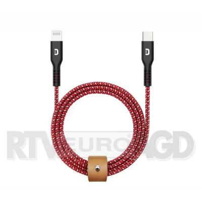 Zendure pleciony nylonowy kabel USB-C 1m (czerwony)