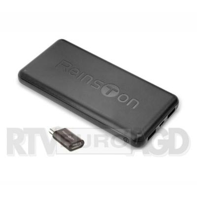 Reinston 10000 mAh EPB019 (czarny) + adapter EAD09 microUSB na USB typ C
