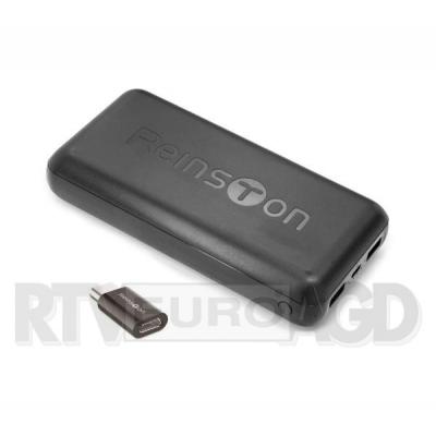 Reinston 20000 mAh EPB021 (czarny) + adapter EAD09 microUSB na USB typ C