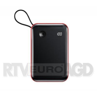 Baseus Powerbank Mini S z kablem USB-C, 10000mAh, 3A, 15W (czerwony)