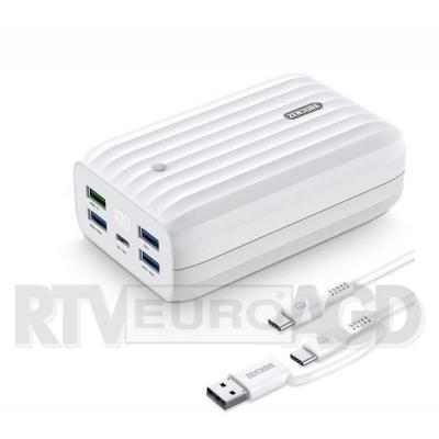 Zendure X6 Powerbank i USB Hub 20 100 mAh (biały)