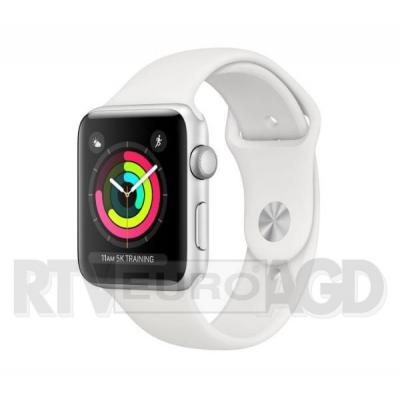 Apple Watch Series 3 GPS 42mm (biały-sport)