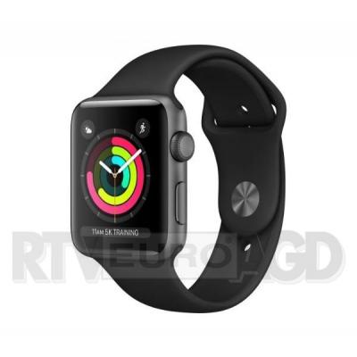 Apple Watch Series 3 GPS 42mm (czarny-sport)