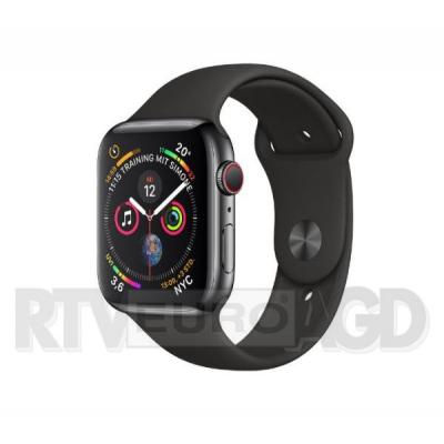 Apple Watch Series 4 40 mm GPS + Cellular Sport (czarny)
