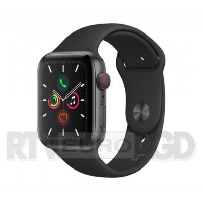 Apple Watch Series 5 44 mm GPS + Cellular Sport (czarny)