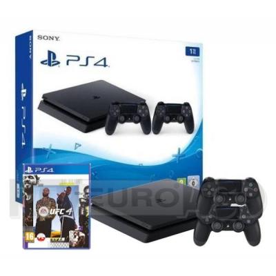 Sony PlayStation 4 Slim 1TB + 2 pady + EA Sports UFC 4