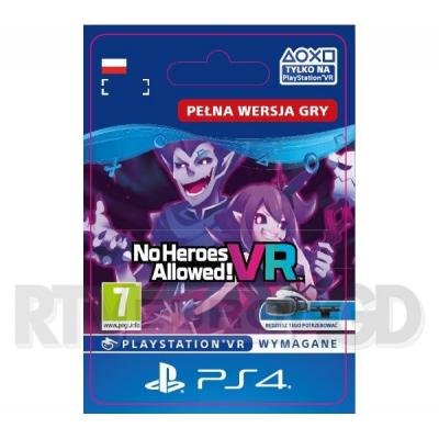 No Heroes Allowed! VR [kod aktywacyjny] PS4