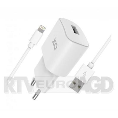Xqisit ładowarka USB 2,4A (biały) + kabel Lightning