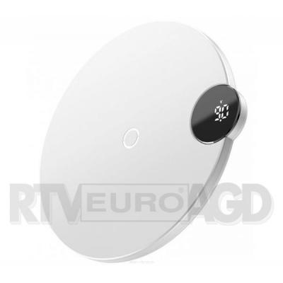 Baseus Bezprzewodowa Digital LED QI (biały) 10W